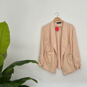 Lightweight Blazer Open Front NWT XXL